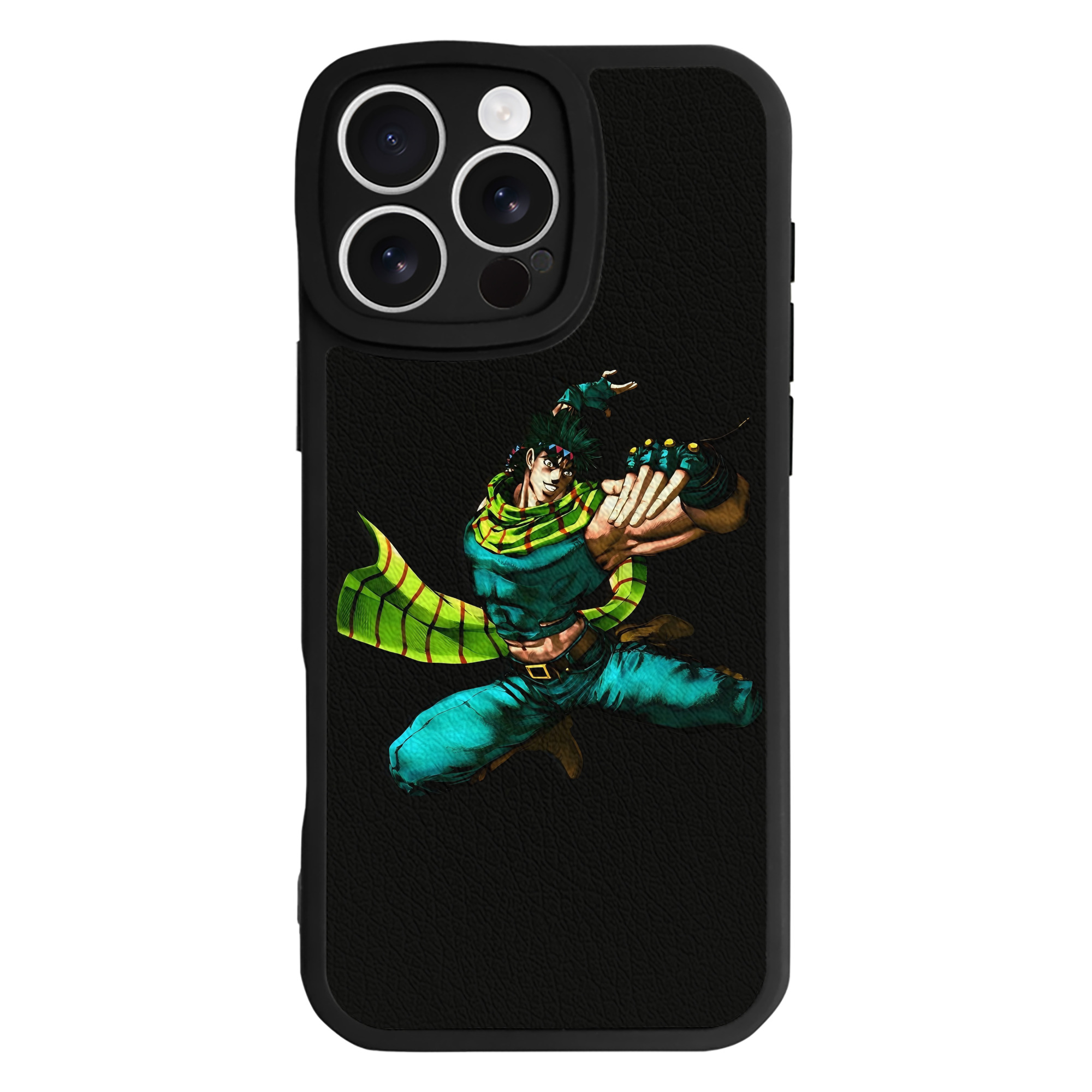 （画像用） ジョジョの奇妙な冒険 ジョセフ?ジョースター JoJo's Bizarre Adventure Joseph Joestar 【iPhone 16シリーズ対応】シリコンスマホケース（レザー調） 材質：シリコン